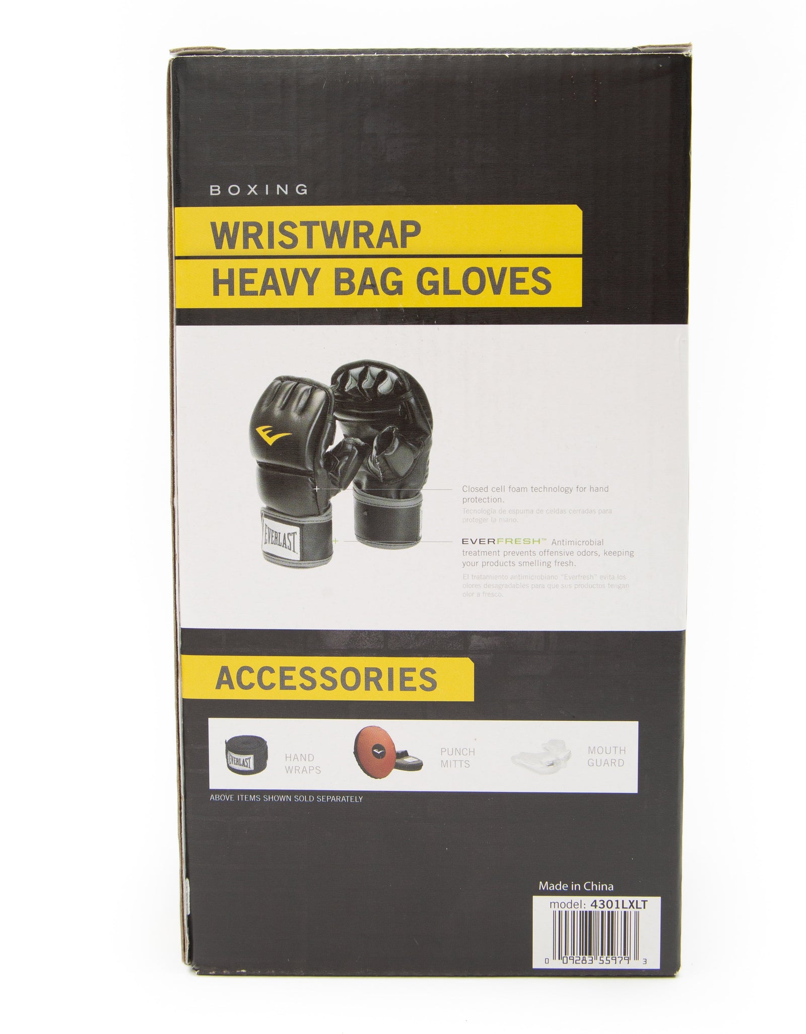 Wrist Wrap Heavy Bag Gloves, S/M, Black – for Mitts, Reflex & Bag Training