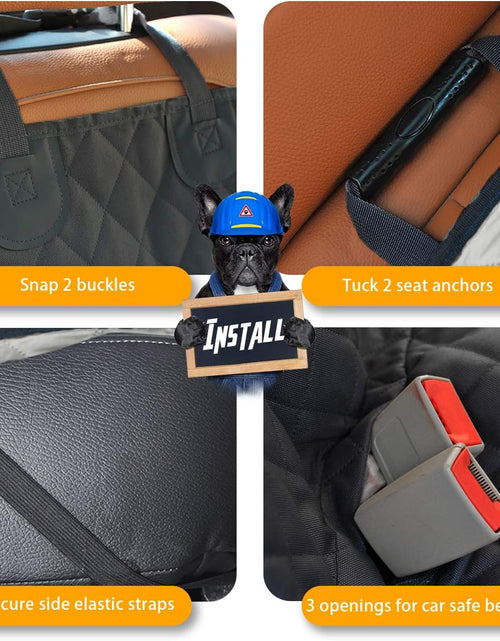 Load image into Gallery viewer, Honest Dog Car Seat Covers, Dog Seat Cover with Side Flap for Cars, Trucks, and Suv'S - Waterproof &amp; Nonslip Pet Seat Cover for Backseat

