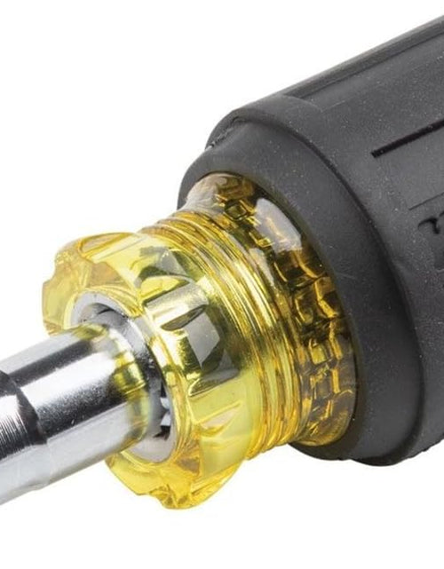 Load image into Gallery viewer, 32561 Multi-Bit Screwdriver / Nut Driver, 6-In-1 Stubby Screwdriver with 2 Phillips, 2 Slotted Bits, 2 Nut Drivers
